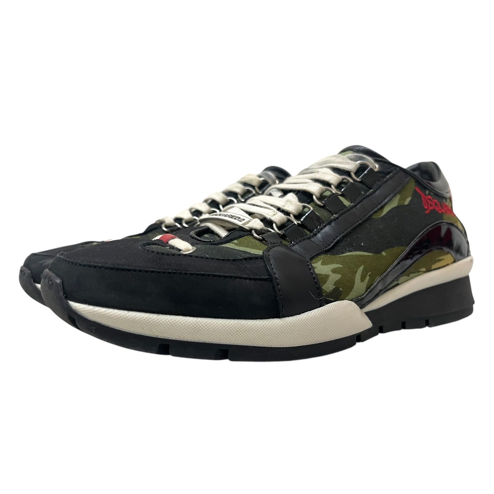 DSQUARED2 (ディースクエアード) Taglia 迷彩柄 スニーカー SNM0404 