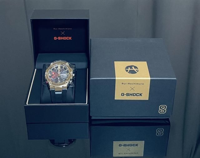 G-SHOCK GST-B100RH-1AJR ルイ・ハチムラコラボ　八村塁 TEAM G-SHOCK· BABY-G - 八村 塁 | CASIO