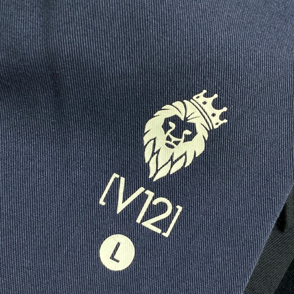 サイズ：L V12 ヴィトゥエルヴ  裏起毛ストレッチパンツ  ネイビー系 [240101471816] ゴルフウェア メンズ ストスト サイズ：L V12 ヴィトゥエルヴ 裏起毛ストレッチパンツ ネイビー