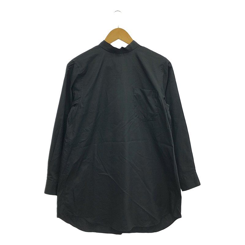 COMME des GARCONS COMME des GARCONS - 【美品】  COMME des GARCONS COMME des GARCONS / コムコム | 2021SS | コットン バックオープン リボン シャツ ブラウス | XS | ブラック | レディース 美品】 COMME des GARCONS COMME des GARCONS / コムコム