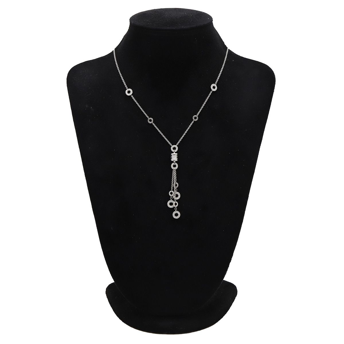 BVLGARI ブルガリ 18K、ターコイズ＆ダイヤモンド・ネックレス BVLGARI ブルガリ 18K、ターコイズ＆ダイヤモンド・ネックレス