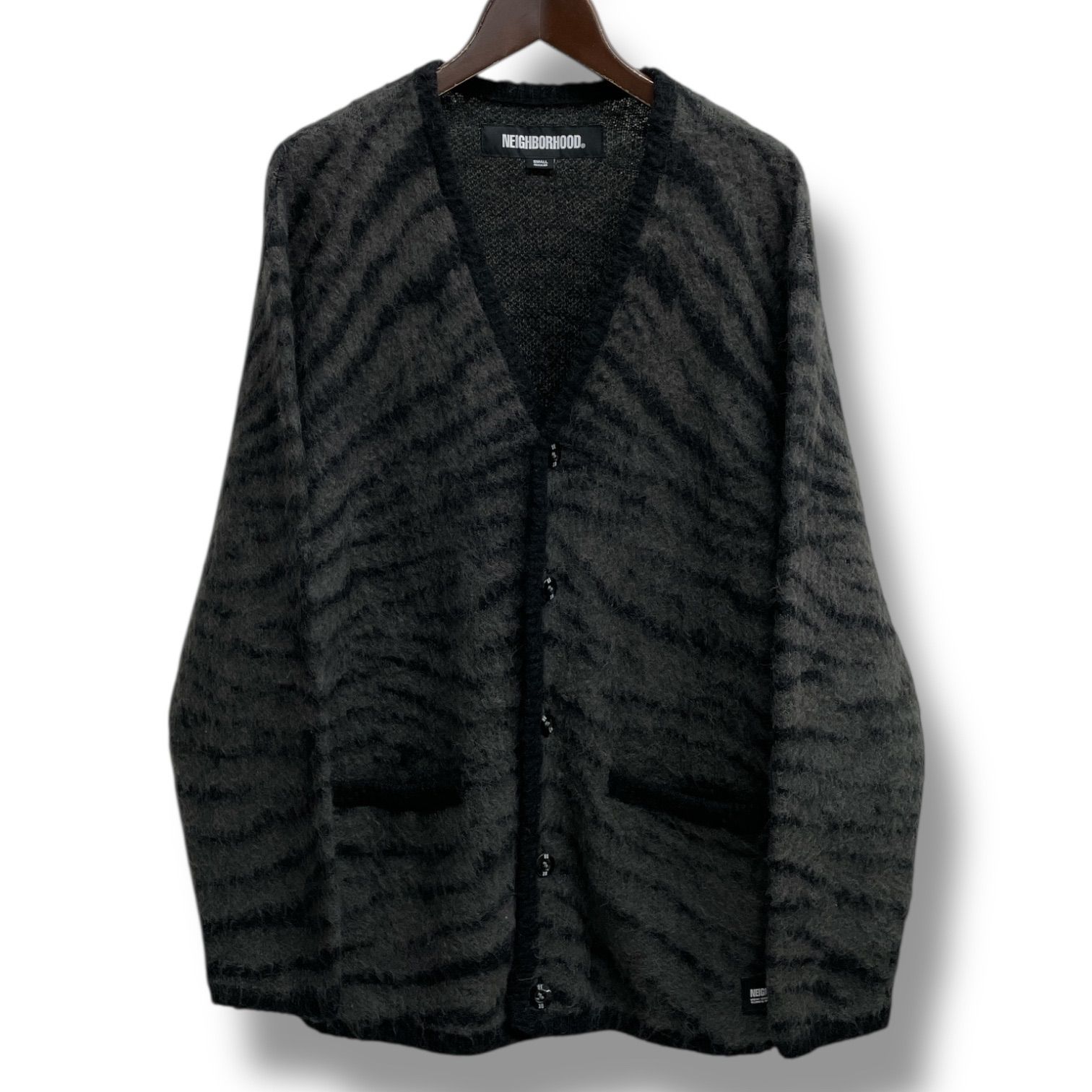 NEIGHBORHOOD ネイバーフッド TIGER PATTERN MOHAIR CARDIGAN タイガー