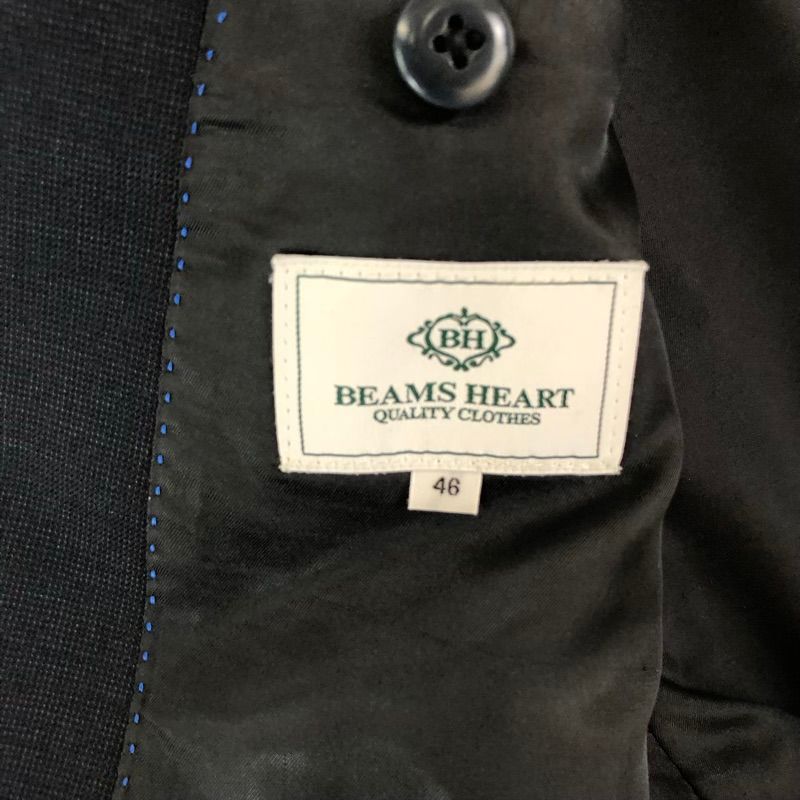 ビームスハート BEAMS HEART スーツ セットアップ ネイビー系 787939