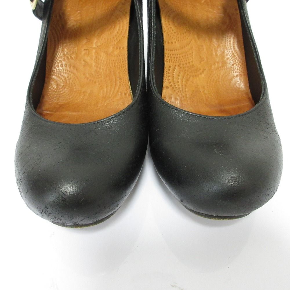 良品 CHIE MIHARA チエミハラ レザー メリージェーン ハイヒール