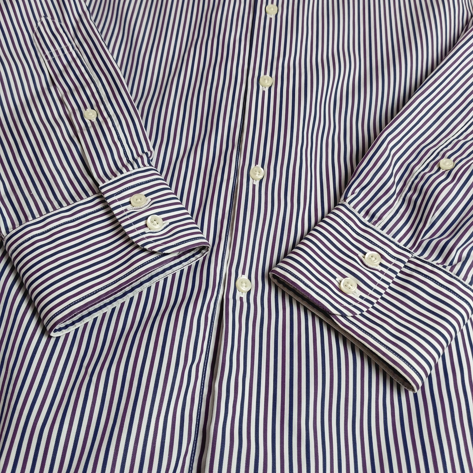 話題の人気 美品 USA製【BROOKS BROTHERS】ブルックスブラザーズ 長袖シャツ トップス