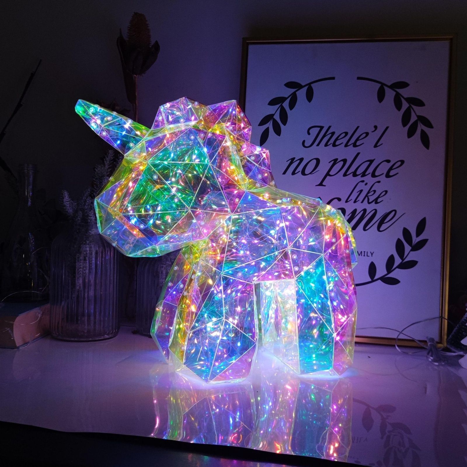 LED オブジェ カラフル ウサギ シカ ユニコーン クマ 購入 インテリア