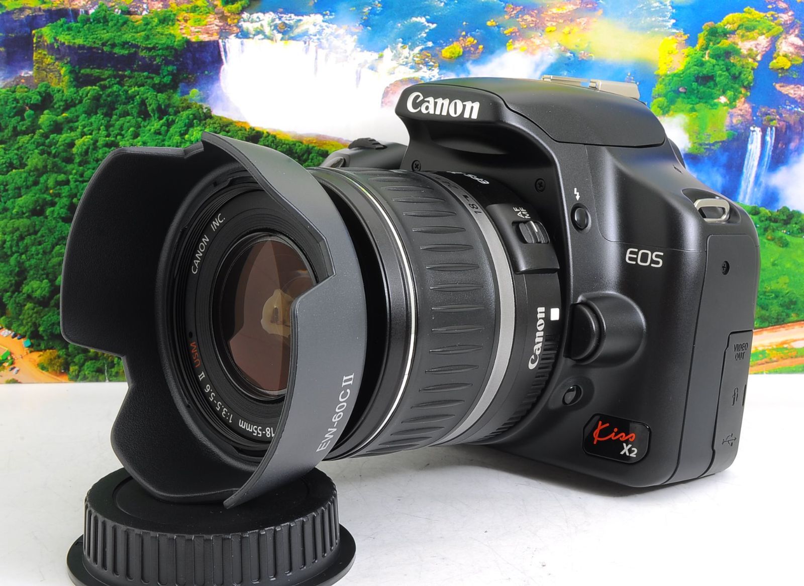 Canon EOS Kiss X2 レンズセットスマホ 転送対応・付属品多数