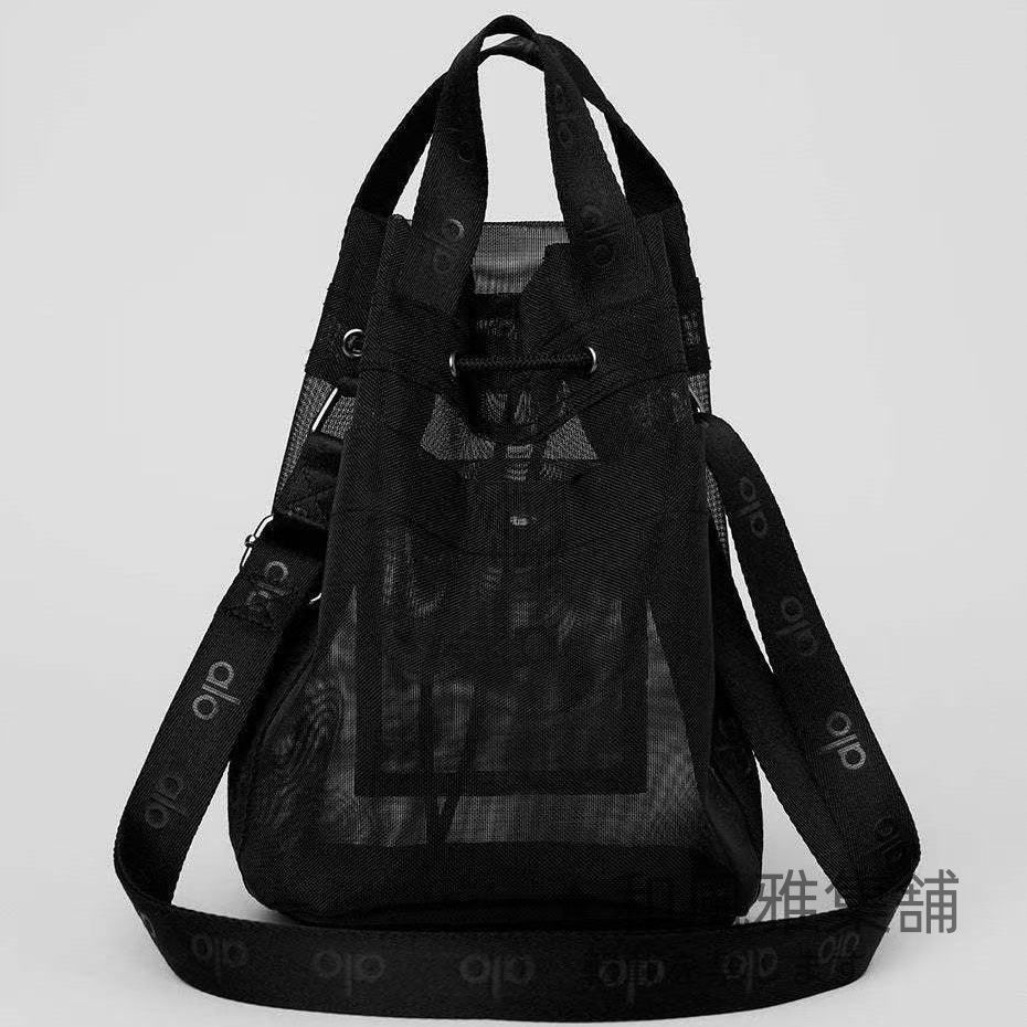 Alo Yoga アロヨガ ショルダーバッグ 軽くて シースルー トート