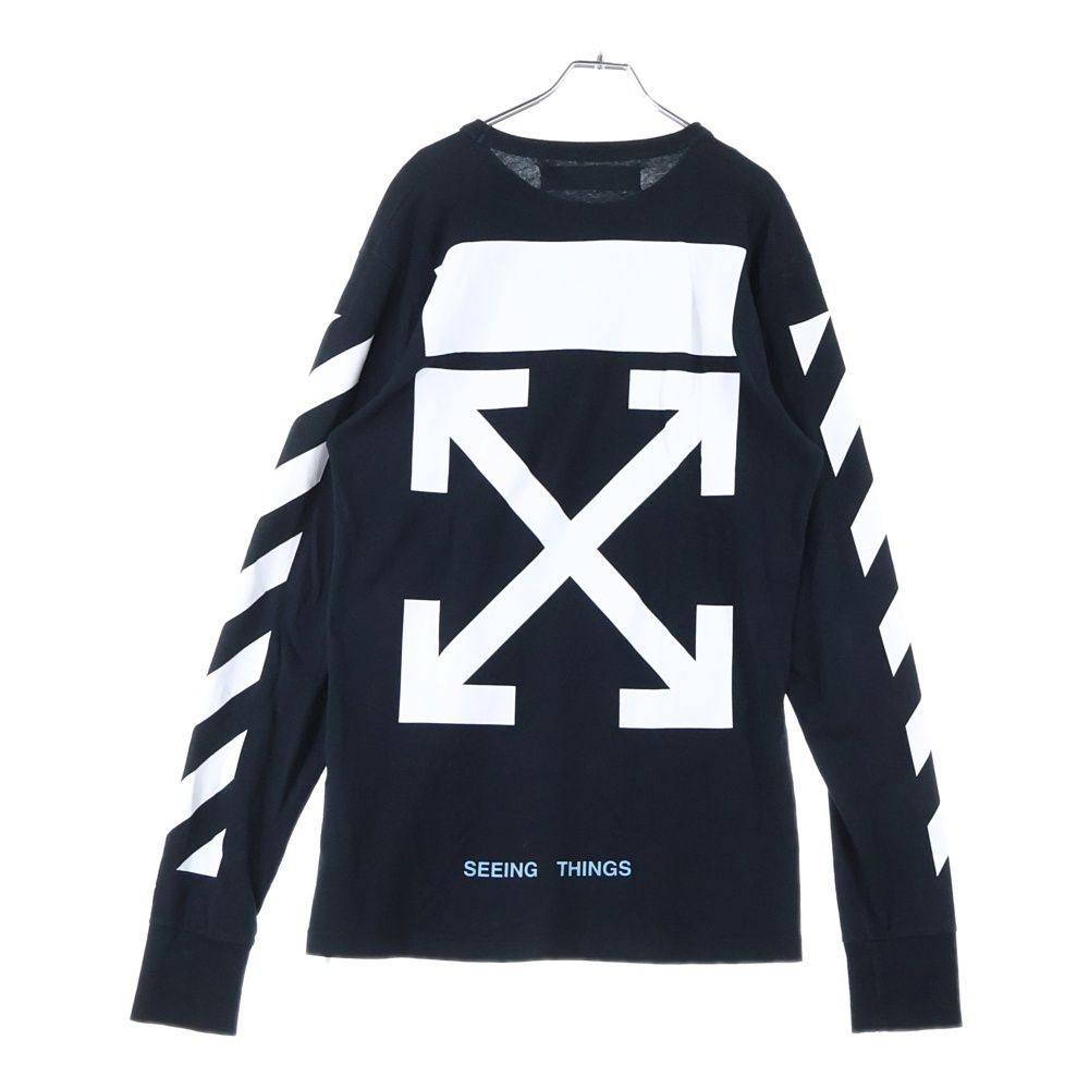 off OFF-WHITE ロンT white ロンT off white オフホワイト ロング