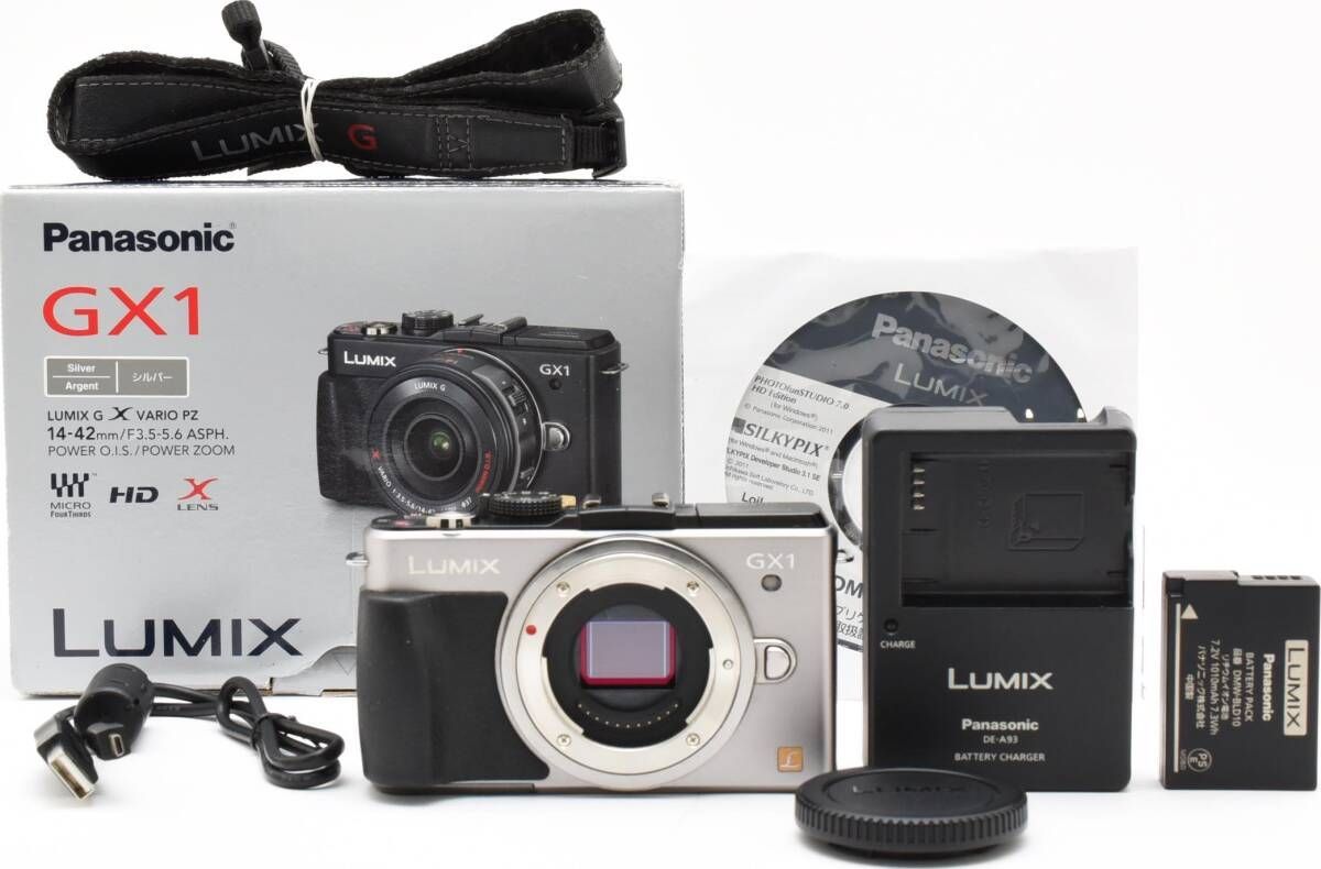 F18[6619B]☆極美品☆ パナソニック Panasonic LUMIX DMC-GX1
