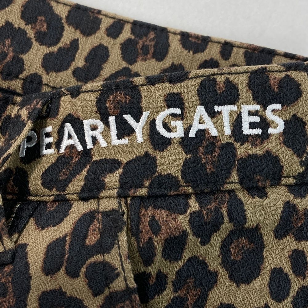 ストレッチパンツ レオパード柄