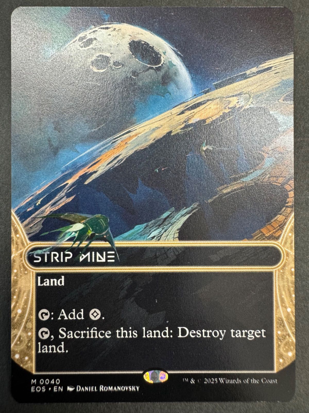 MTG foil英語　露天鉱床　master piece MTG 露天鉱床 英語 ボーダーレス 星景 EOS 久遠の終端 - メルカリ