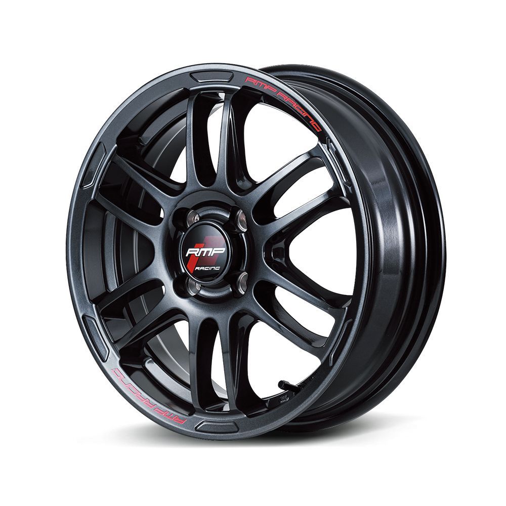 RMP R26 16インチ 6.0J +43 4H100 クリスタルブラック/ディープチタンシルバー 新品4本