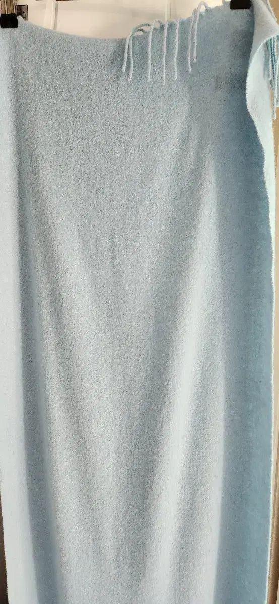 カシミア スカイブルー ロング マフラー |ショール