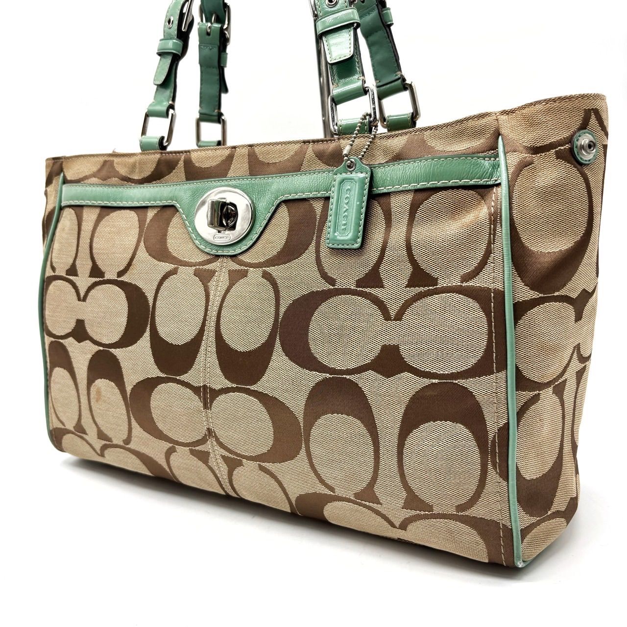 良品】 COACH コーチ トートバッグ ハンドバッグ ショルダーバッグ 