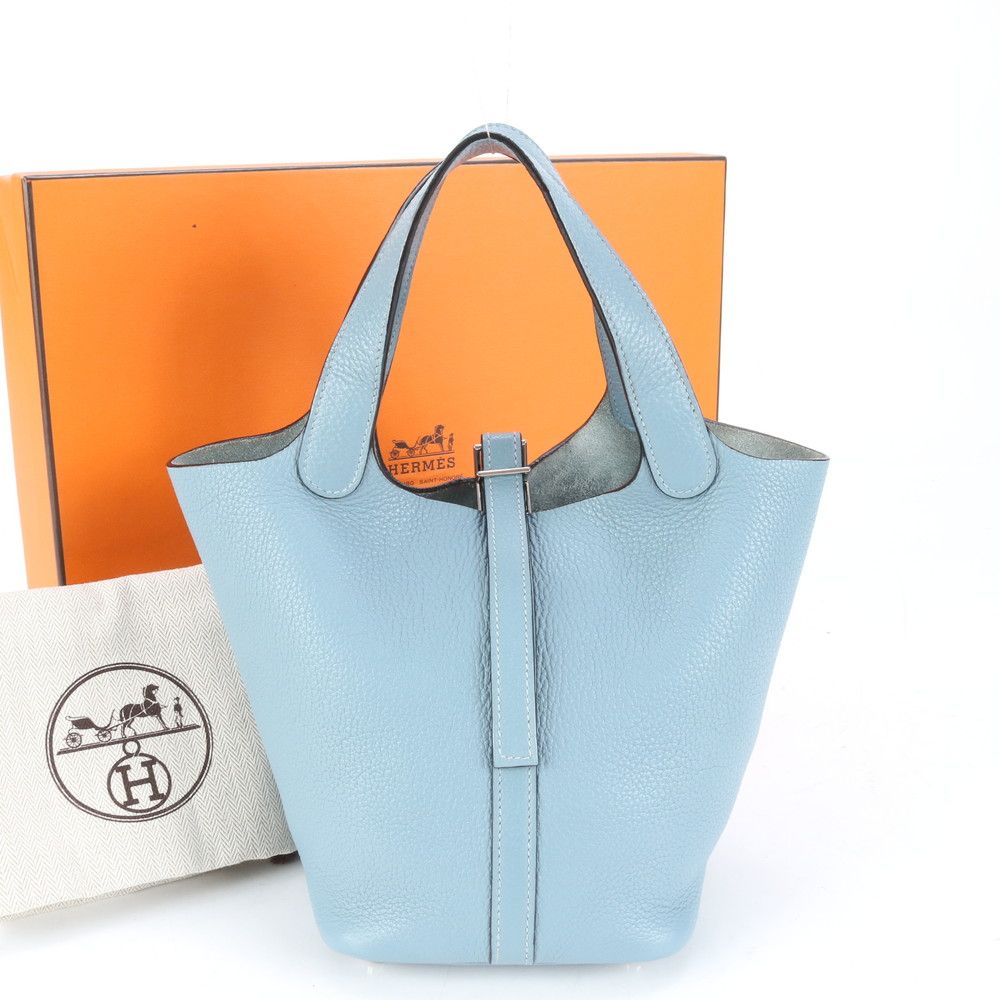 極美品 エルメス ピコタン □M 刻印 PM トリヨンクレマンス
