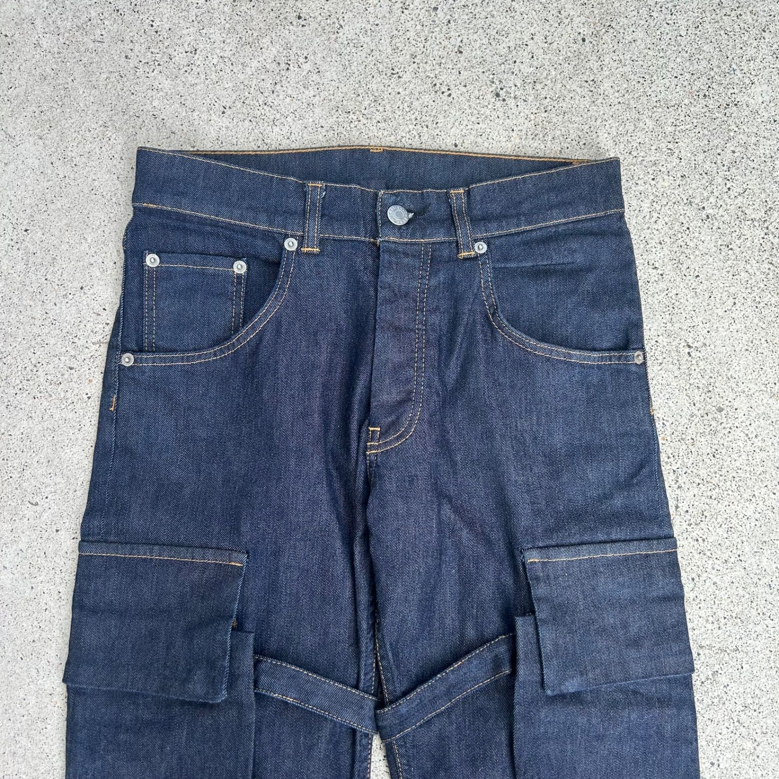 Helmut Lang 04AW bondage デニムパンツ サイズ32 SS 04- HELMUT LANG - Archive Vintage Runway Bondage Strap