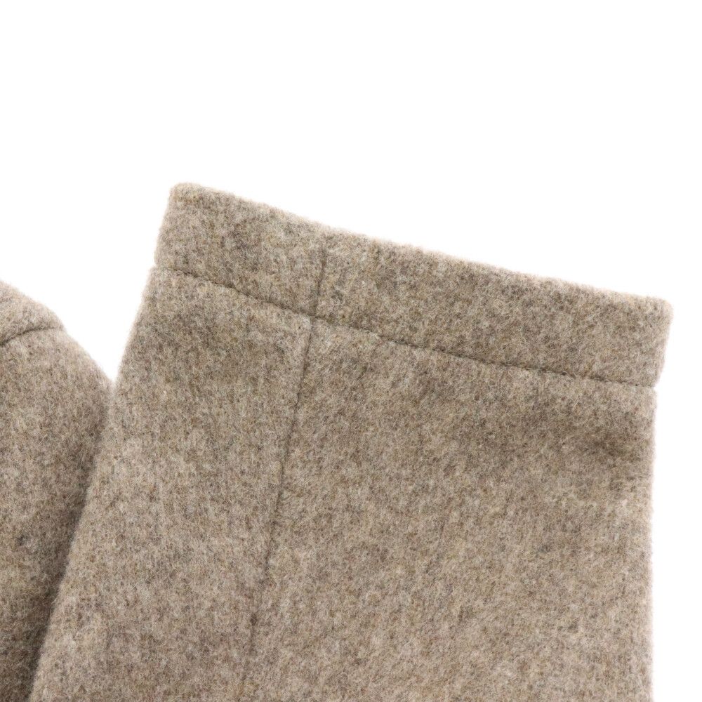 DANTON ウールノーカラージャケット ベージュ JD-8990 WOM DANTON/ダントン】モッサーノーカラージャケット #JD-8990 WOM