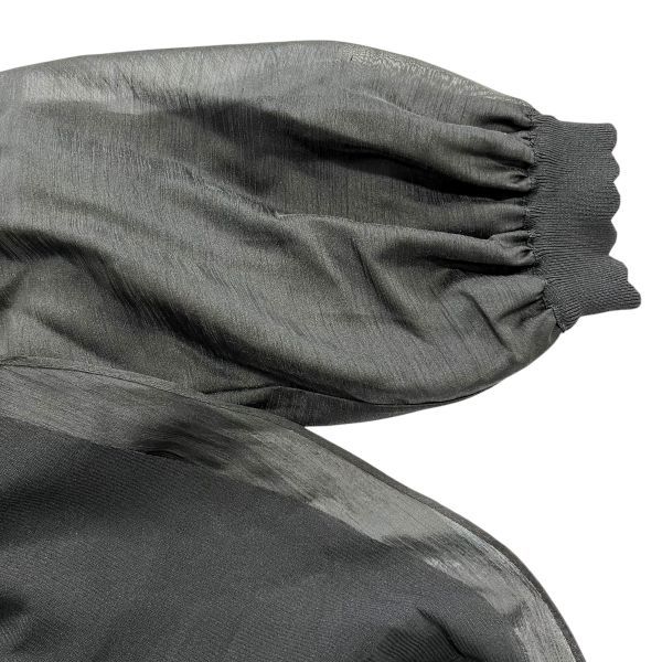  トゥービーシック TO BE CHIC トップス ニット チュール 異素材 七分袖 黒 40 L 11号 レディース S 5 V 655 五分袖 七分袖 ニット セーター