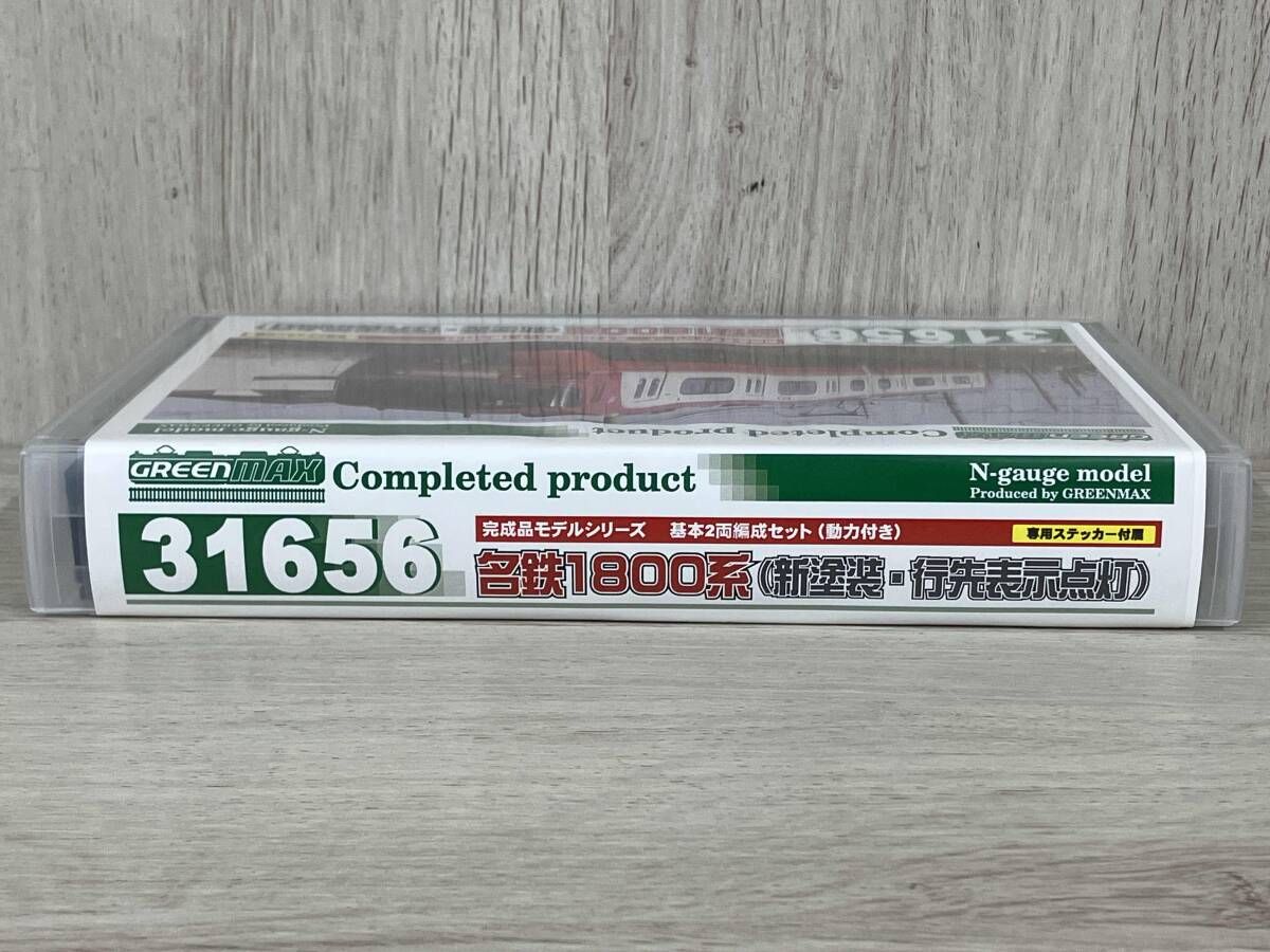 Ｎゲージ GREENMAX 31656 名鉄1800系 新塗装 行先表示点灯 基本2両編成セット 動力付き グリーンマックス