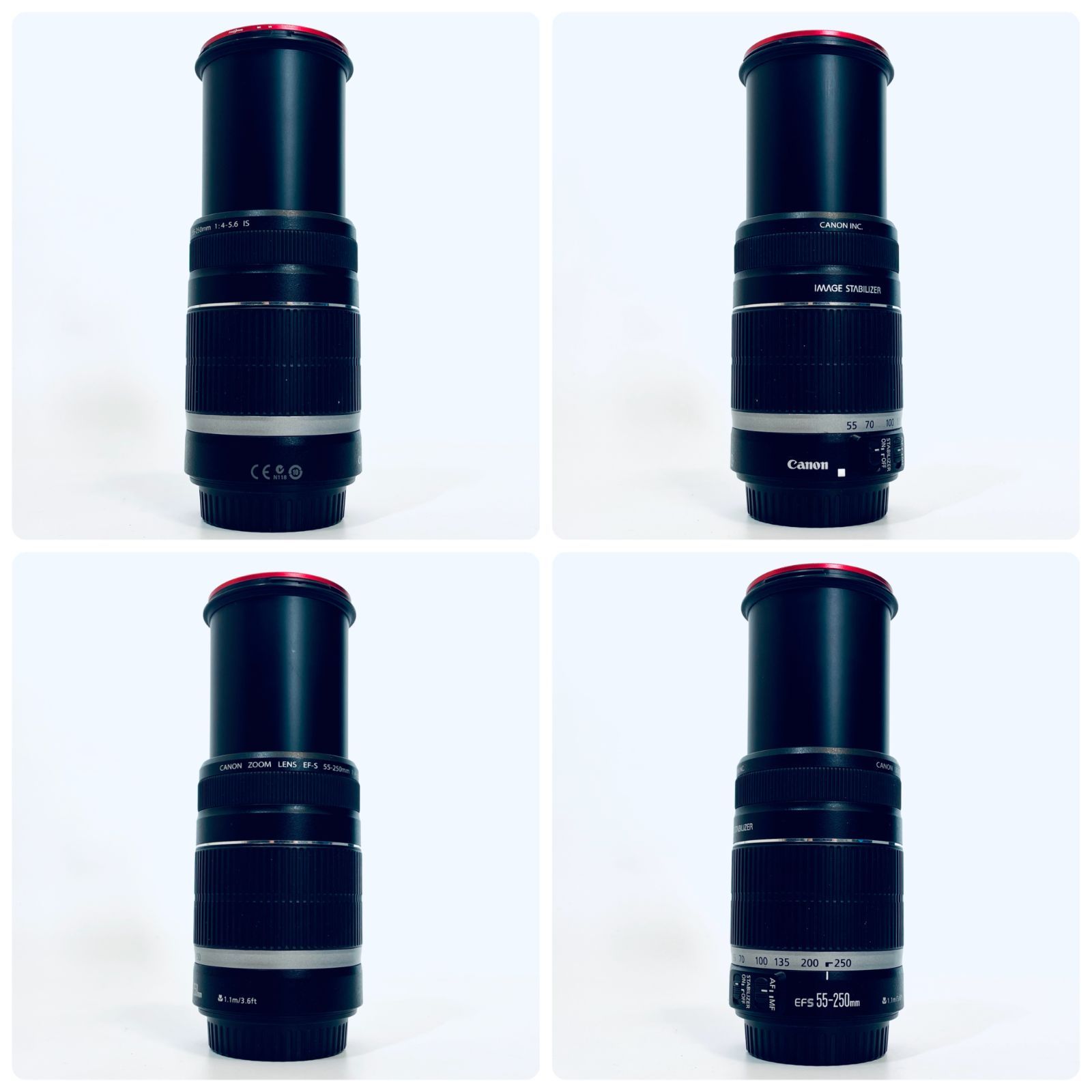 美品 キャノン Canon EF-S 55-250mm IS☆お手軽望遠レンズ♪（美