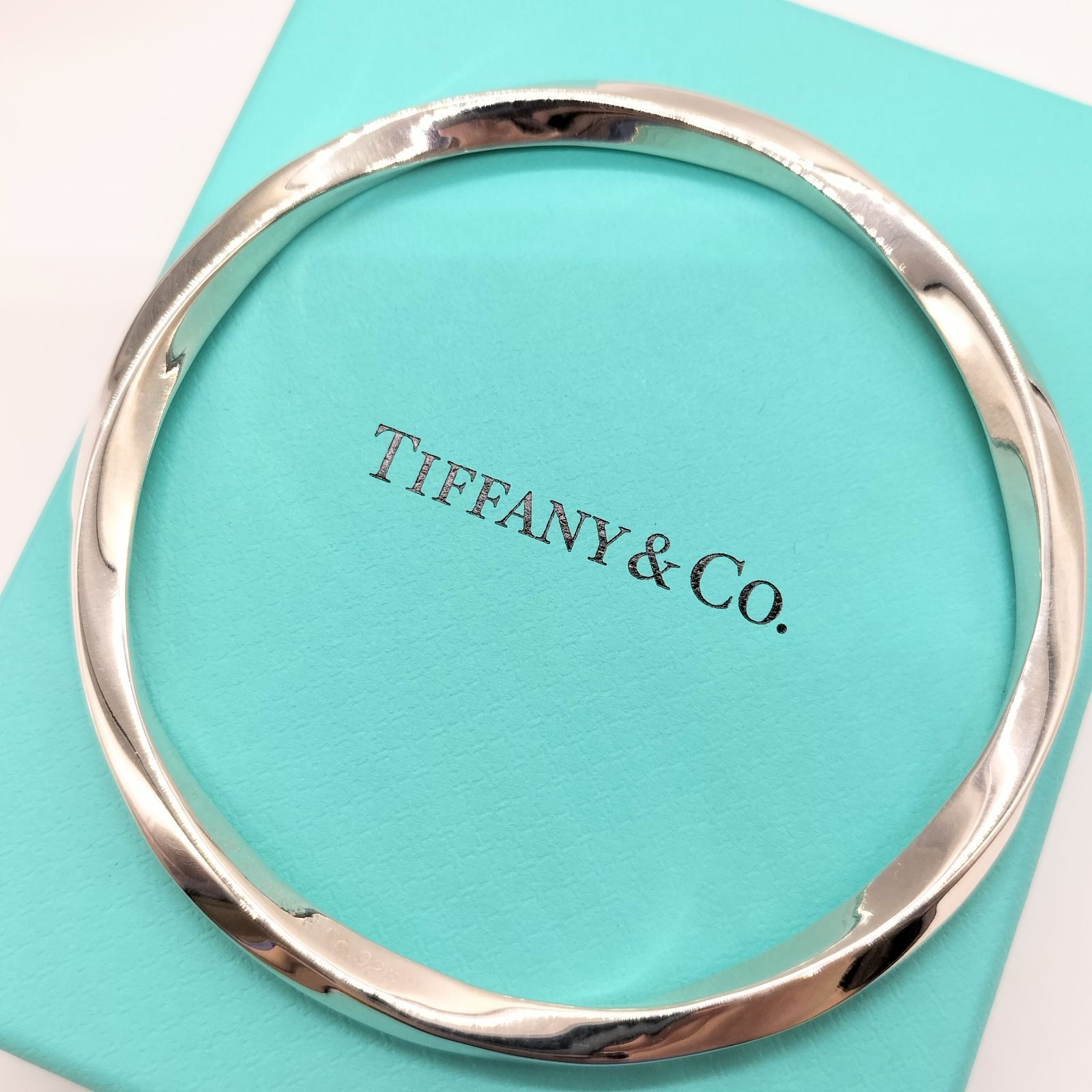 【美品】Tiffanyティファニーツイストバングルシルバー925