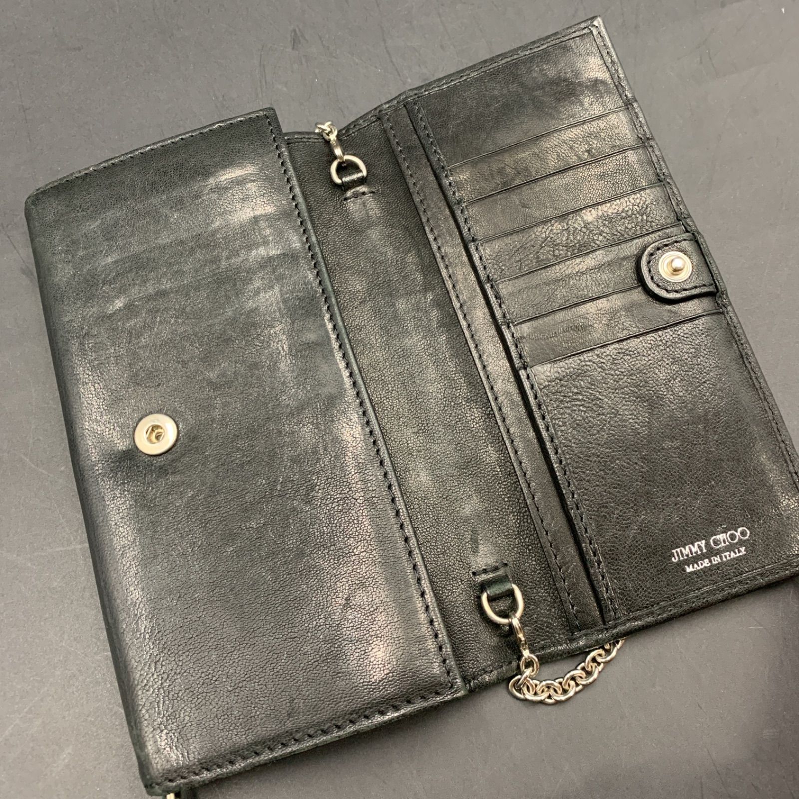 JIMMY CHOO チェーンウォレット ジミーチュウ チェーンウォレット レディース JIMMY CHOO 中古