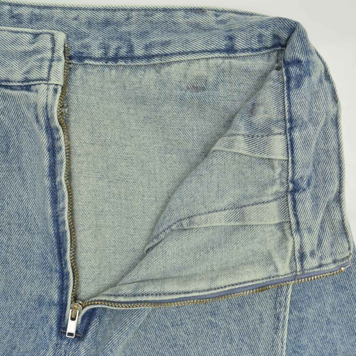 CLANE】24SS 16109-6192 CIRCLE CUT LAYERED DENIM SKIRT ロング