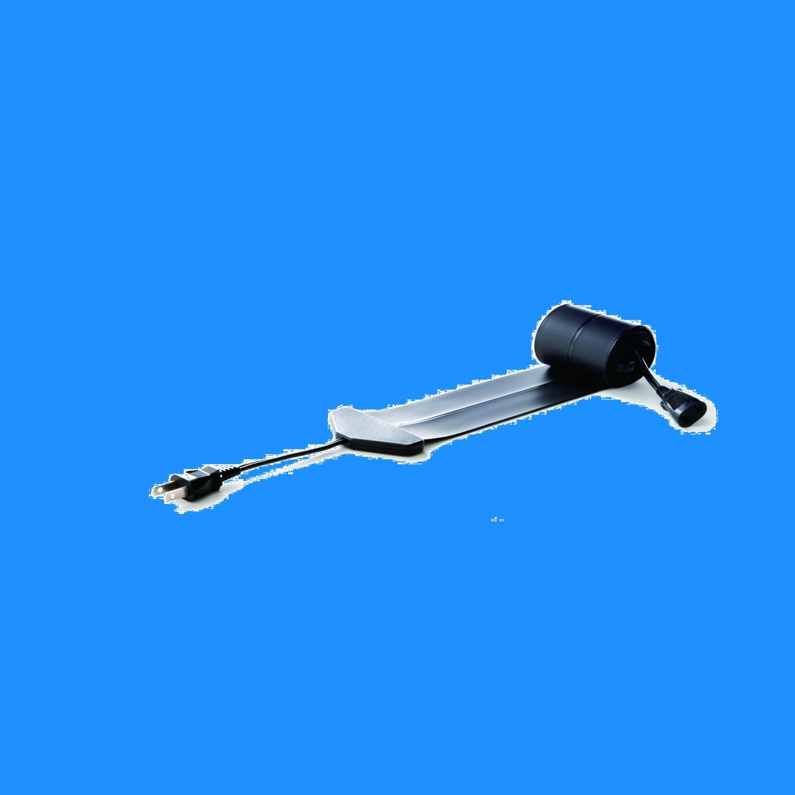 フラットコード flatcode 延長コード 2m 世界で一番薄い0.9mm 黒