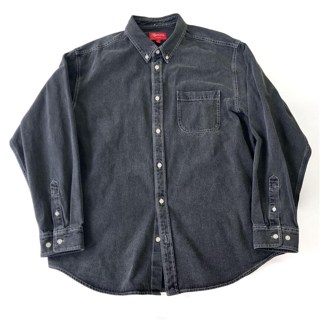 希少SUPREME Applique Denim デニムシャツ L シュプリーム - メルカリ