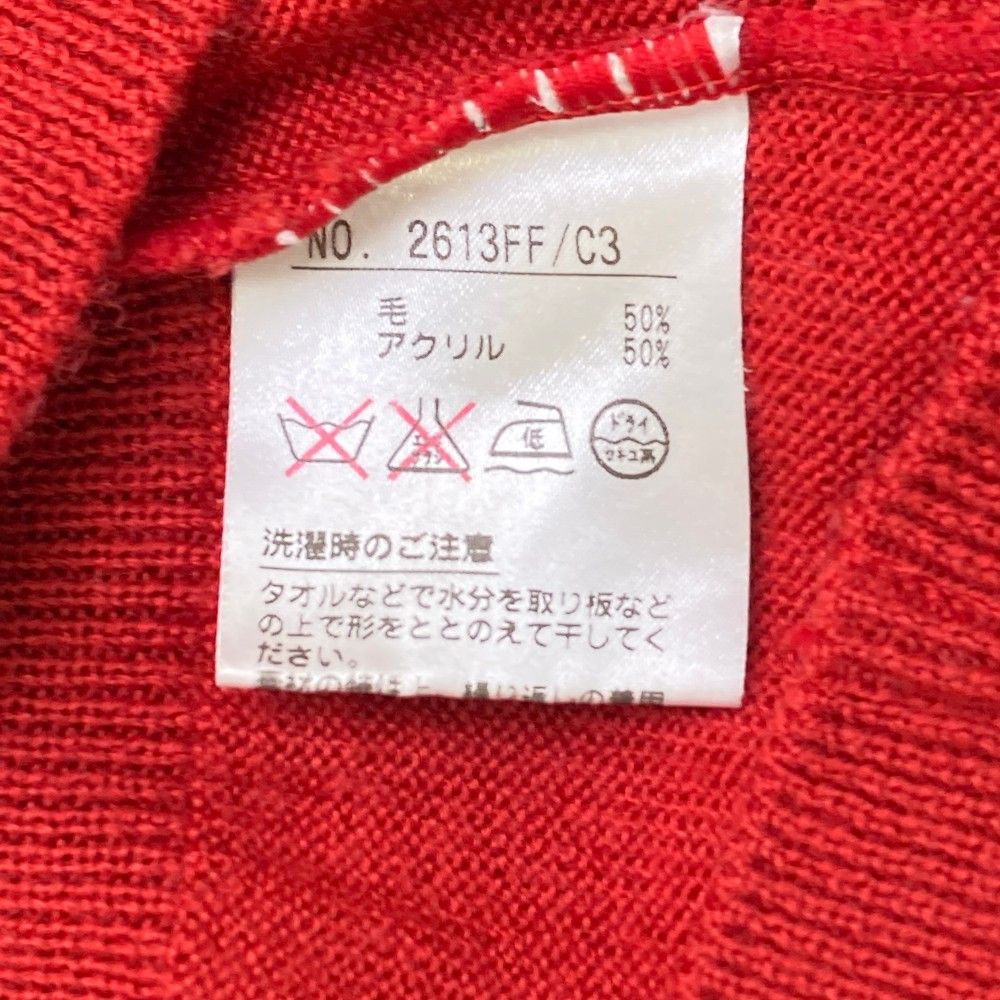 サイズ：L AND PER SE アンパスィ  タートルネック ニットセーター  レッド系 [240101421565] ゴルフウェア レディース ストスト サイズ：L AND PER SE アンパスィ タートルネック ニット