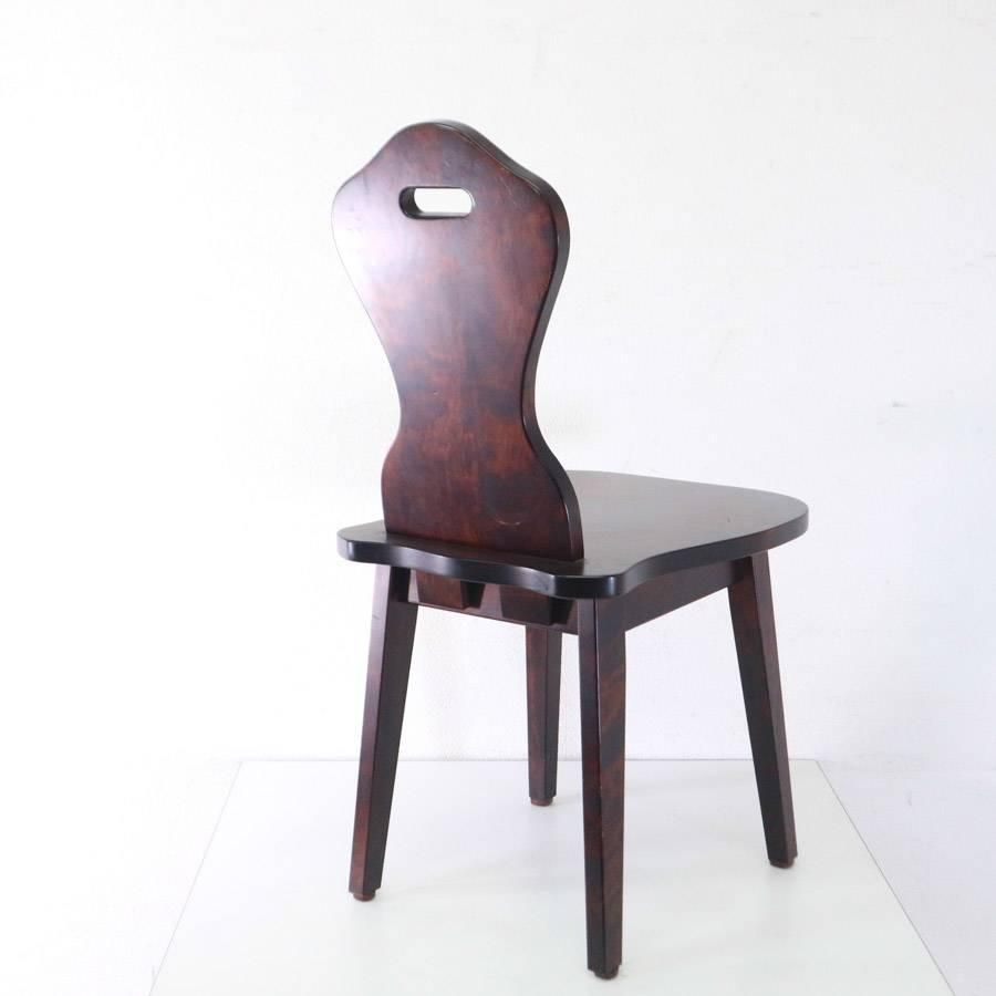 樺材 デスクチェア