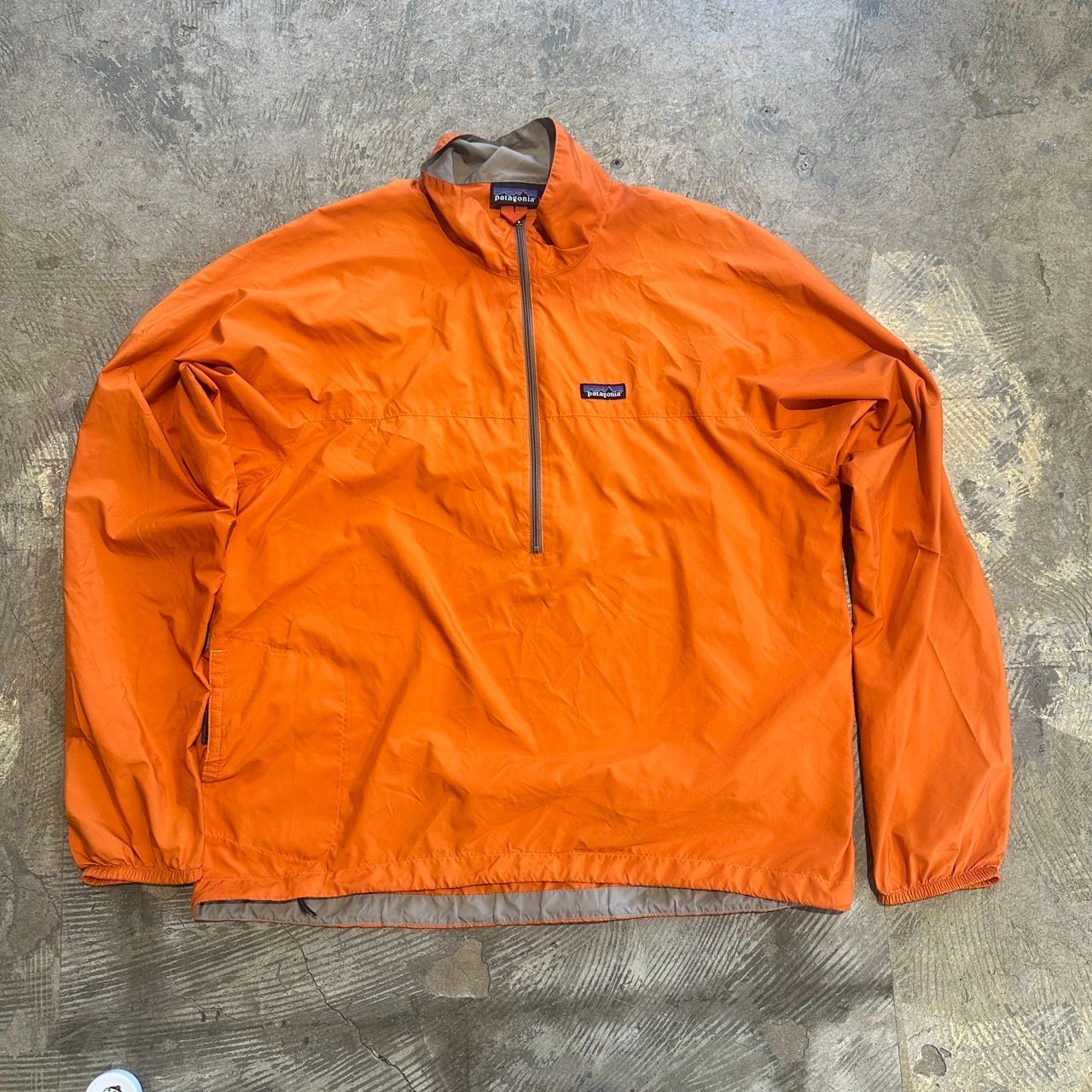 patagonia ベロシティプルオーバー オレンジハーフジップナイロン パタゴニアベロシティプルオーバーハーフジップオレンジ UT-2506-37