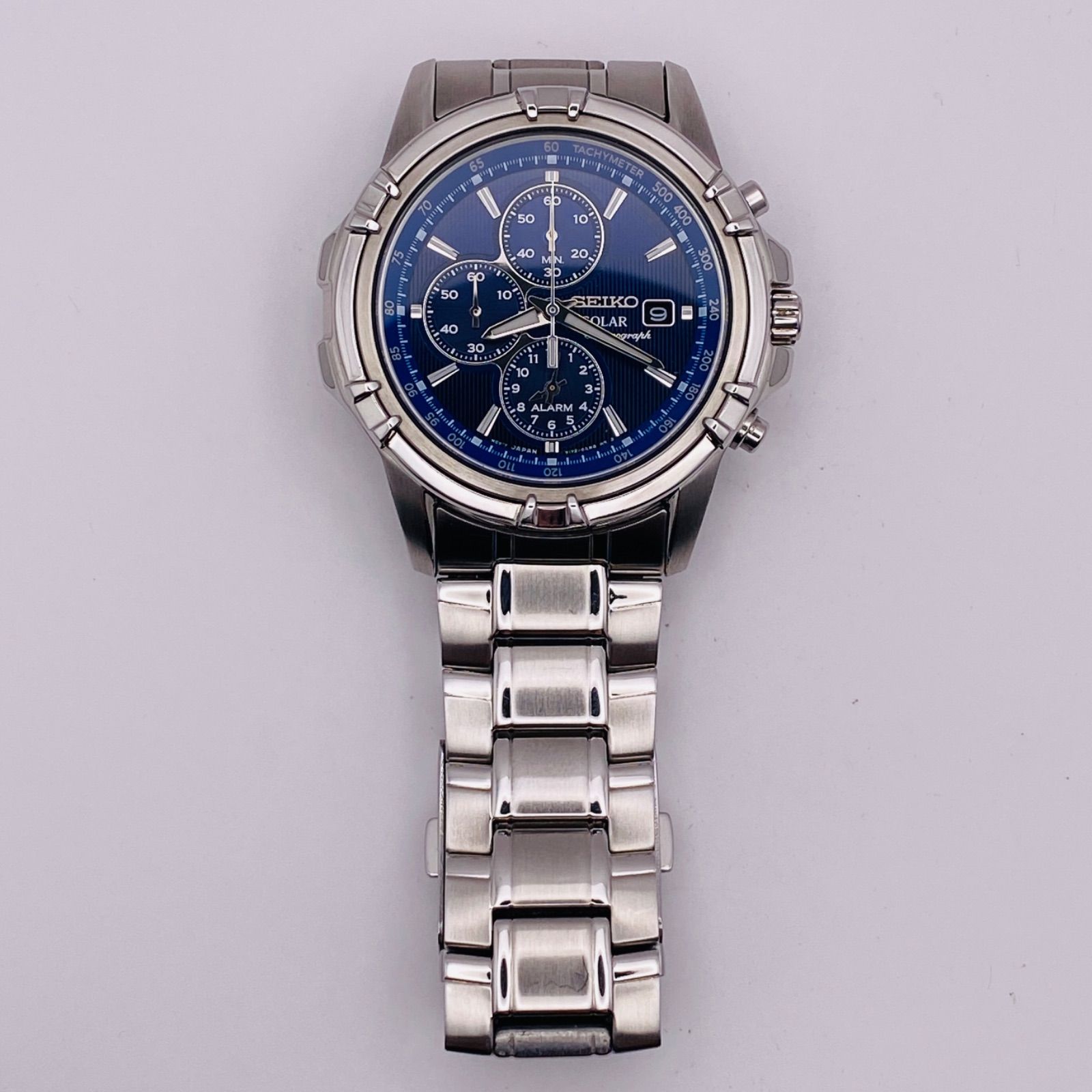 T125）希少 良品 稼動品 SEIKO セイコー SOLAR Chronograph ソーラー クロノグラフ SSC147P1 V172-0AJ0 人気  時計 メンズ ユニセックス - メルカリ