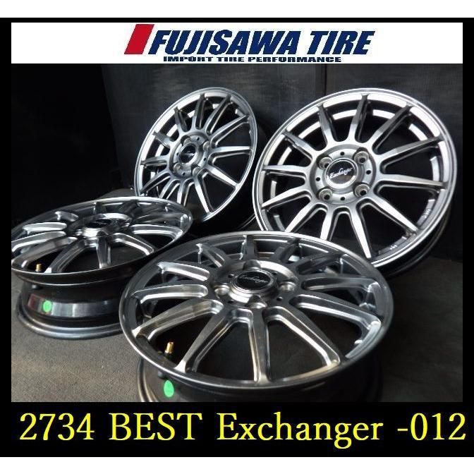専用専用　タイヤ 2734】T6009025△BEST Exchanger -012 △14x4.5J 4穴 PCD100 +45