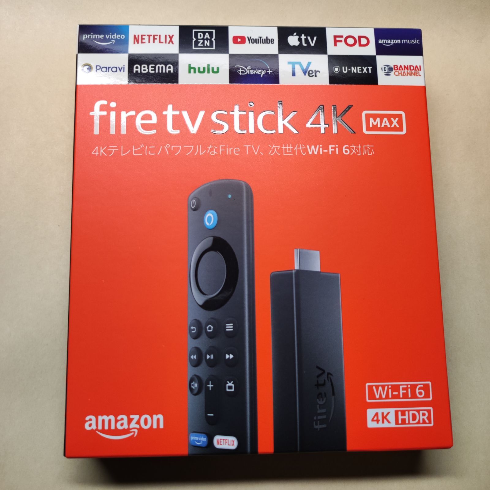 Amazon Fire TV Stick 4K Max リモコン(第3世代)付属 - レイクショップ