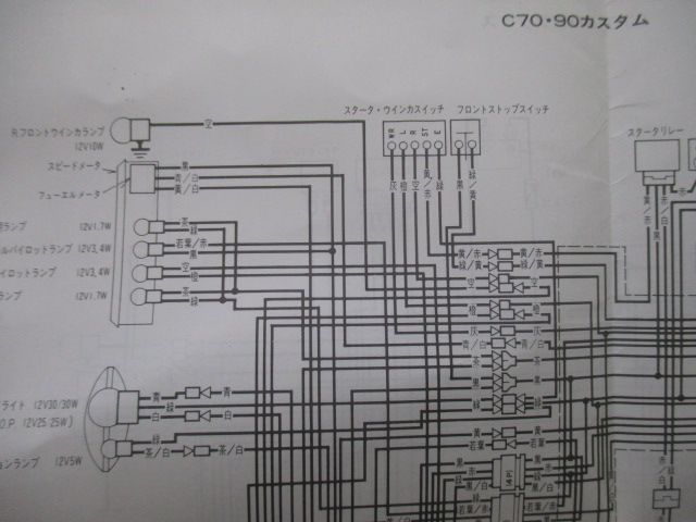スーパーカブ50 スーパーカブ70 スーパーカブ90 サービスマニュアル ホンダ 正規  バイク 整備書 C50 C70 C70配線図有り 車検 整備情報:22288903