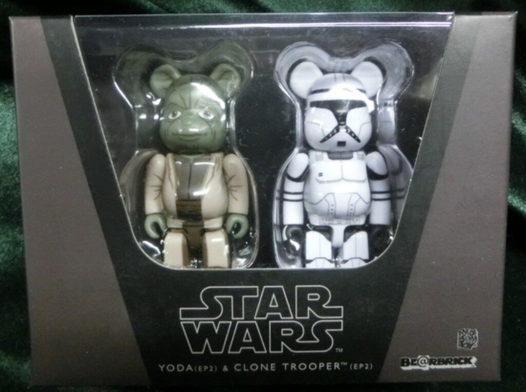 MEDICOMTOY BE@RBRICK/スターウォーズ ヨーダ(EP2)&クローン