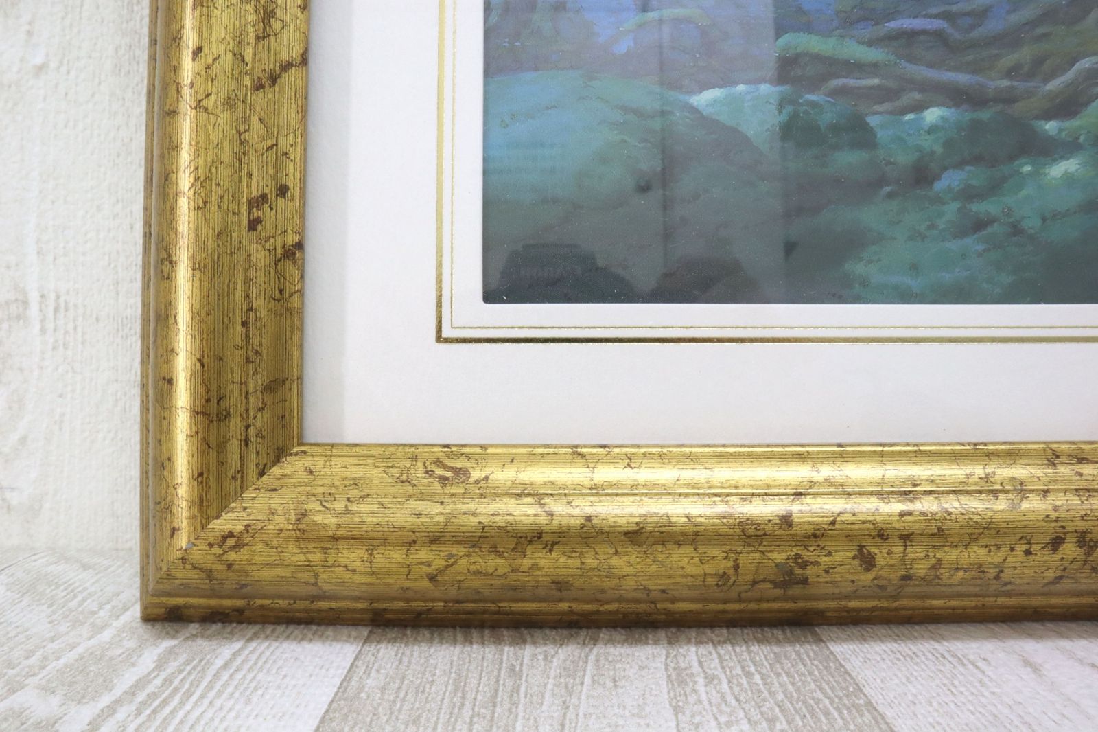 額装 美品 ジブリ もののけ姫 山本二三展 複製原画 宮崎駿 シシ