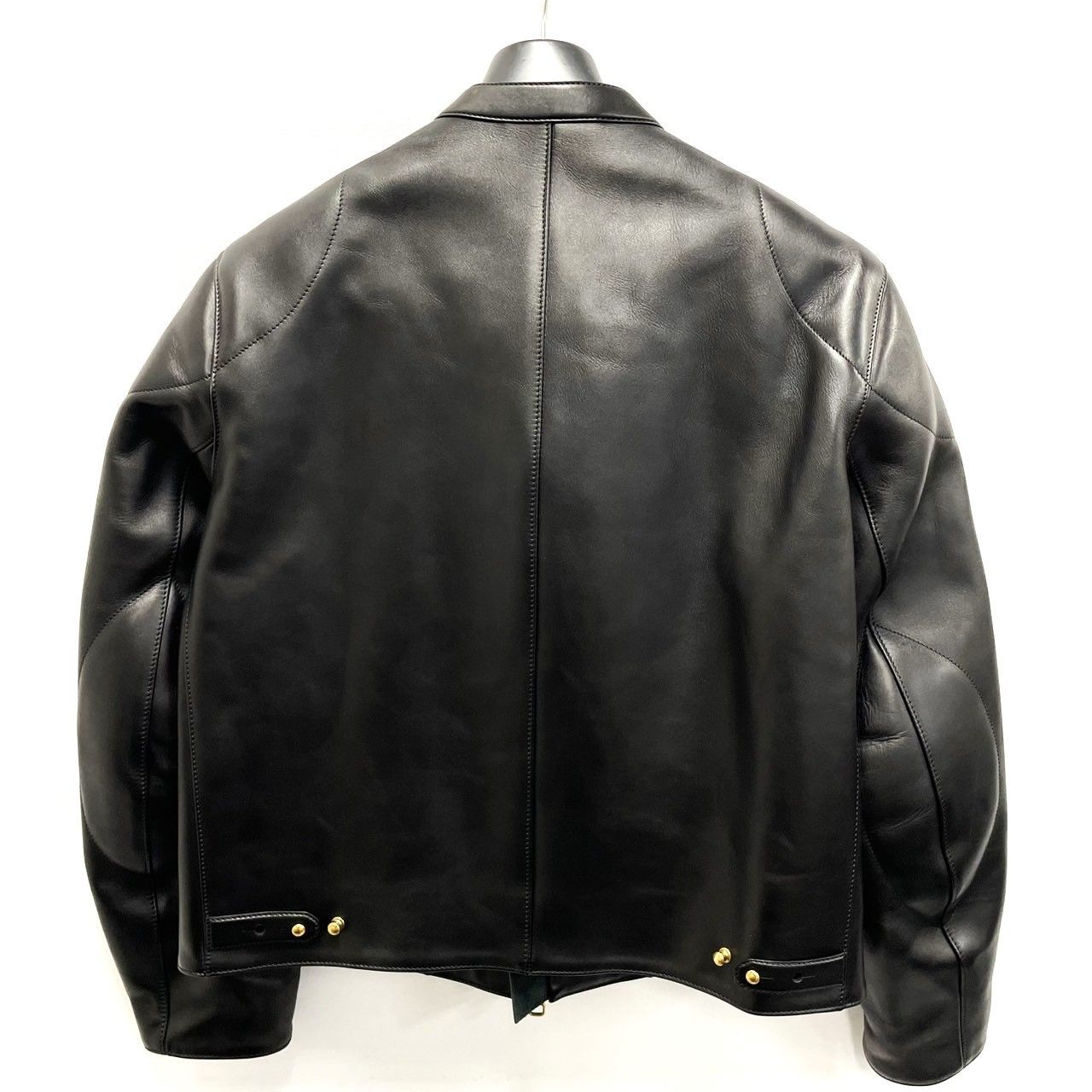 K505】Dunhill（ダンヒル）/ライダースジャケット/レザー/黒