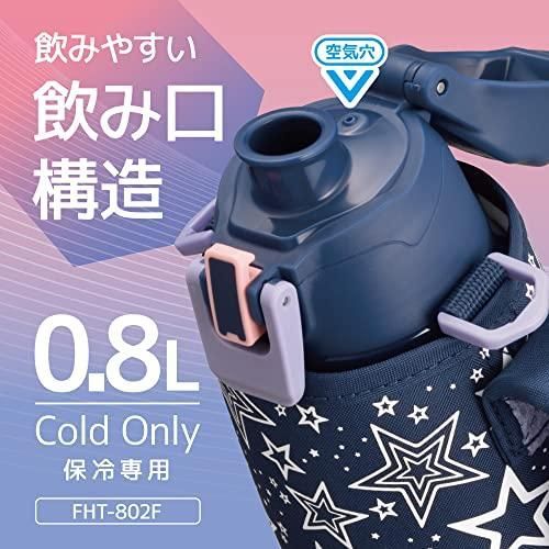  サーモス 水筒 真空断熱スポーツボトル 0.8 L ネイビーピーチ 保冷 FHT-802 F NVPC 水筒カバー ケース 弁当箱 水筒
