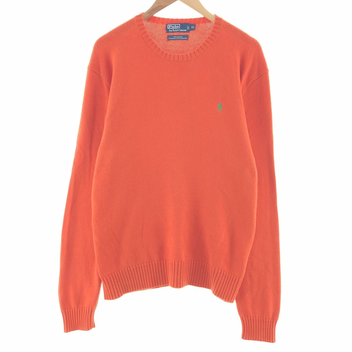 古着 ラルフローレン Ralph Lauren POLO by Ralph Lauren コットンニットセーター メンズXL相当/taa003428