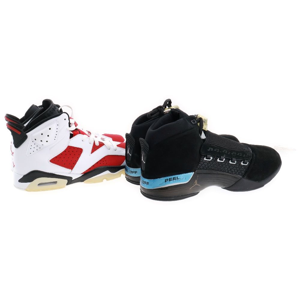 NIKE ナイキ 【鑑賞用 2007年製】JORDAN COLLEZIONE 17/6 ジョーダン コレジオティ ハイカットスニーカー ブラック 323939-991 US8.5 NIKE (ナイキ) 【07年製 観賞用】JORDAN COLLEZIONE 17/6 ジョーダン