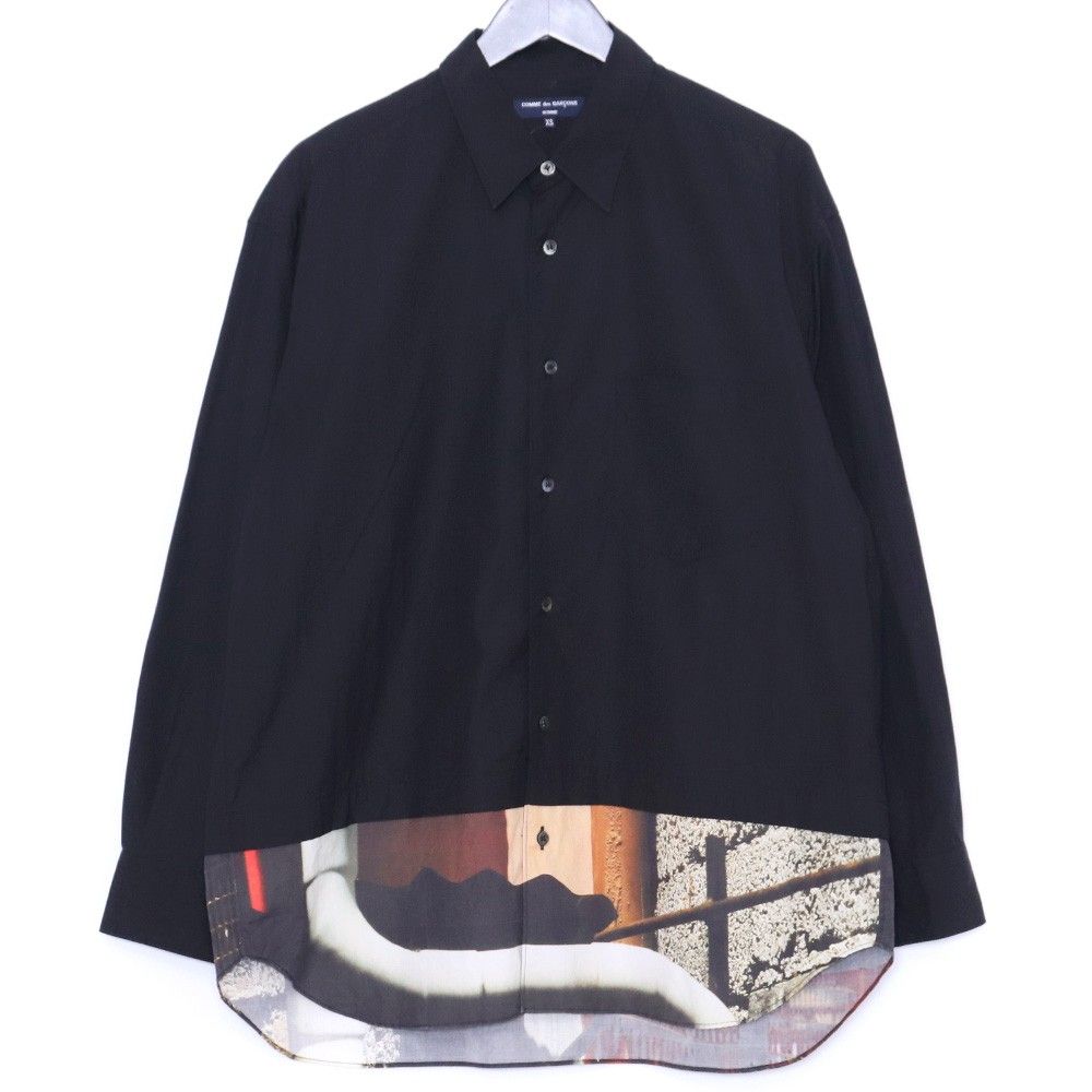 GARÇONS ブラック 半袖トップス XS COMME des GARCONS HOMME 25ss シャツ ブラックXS - メルカリ