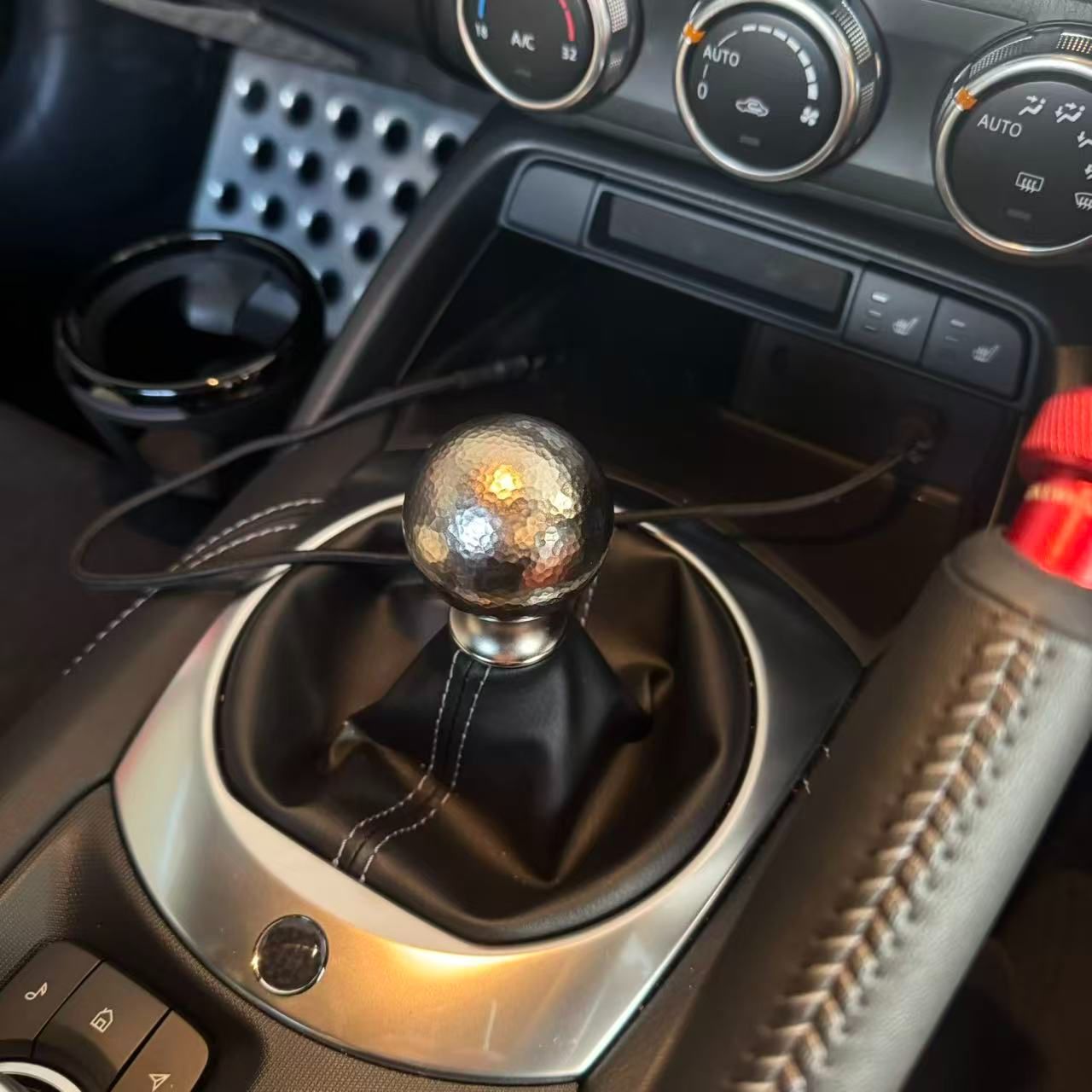 GK FACTORY MAZDA ロードスターND ユーノス MT車対応 カスタム 版 手作り 金属製 シフトノブ 460g 重量感 短ストローク 感