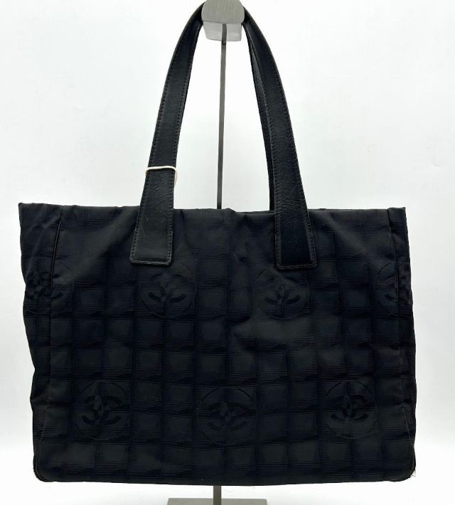 プロフ確認❤️おまとめ割専用シャネルブラック ニュートラベルライン トートバッグ CHANEL（シャネル）ニュートラベルライン トートバッグ ブラック