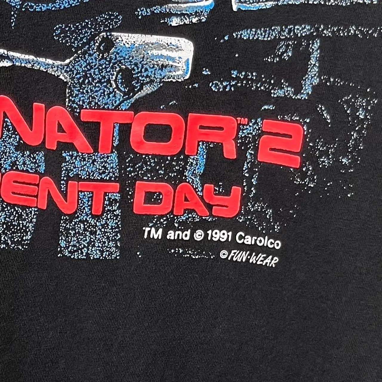 90s terminator 2 ターミネーター2 Tシャツ 半袖 ムービー アーノルドシュワルツェネガー T-800 古着 古着屋 埼玉 ストリート オンライン 通販 アメカジ ビンテージ 2401831