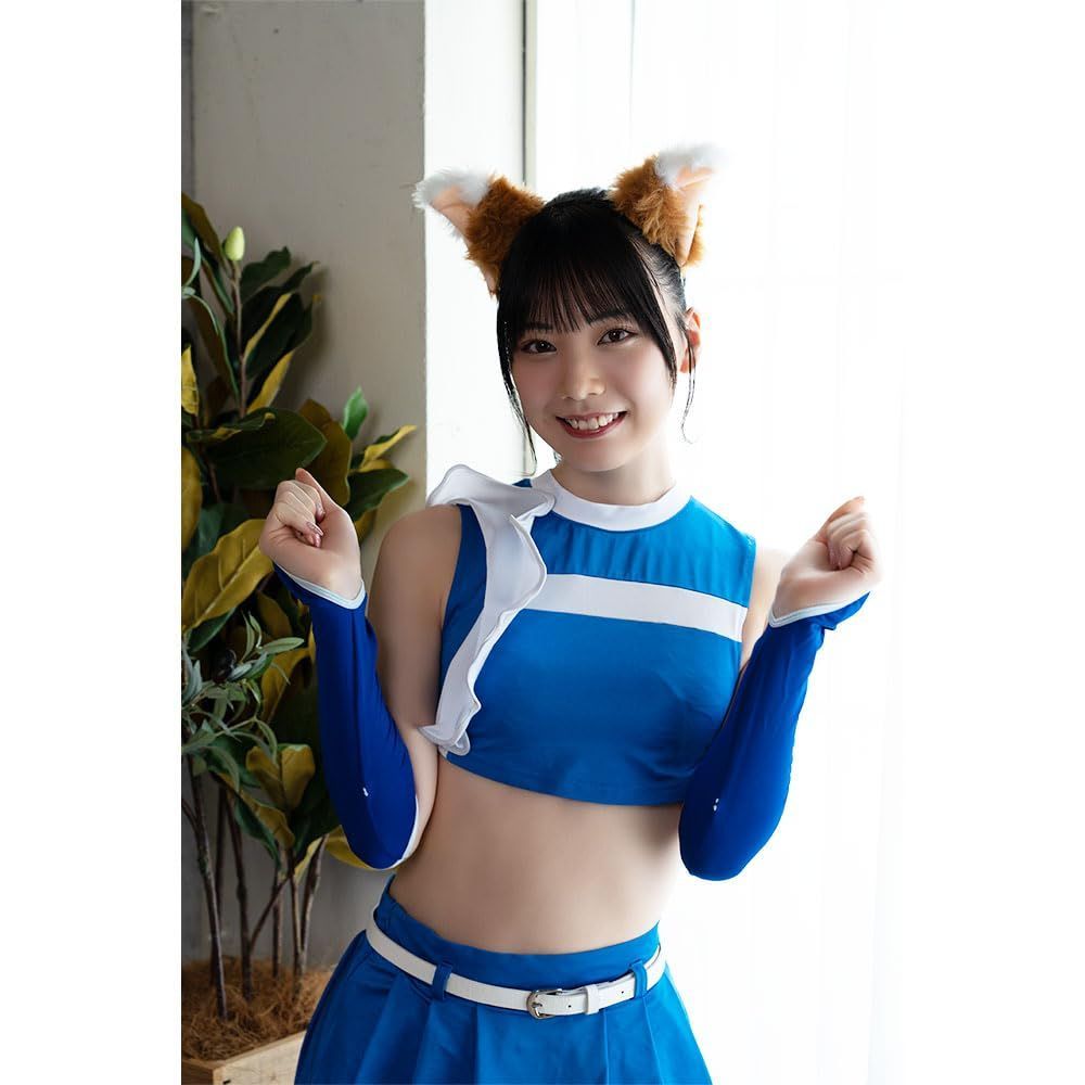 チア ユニフォーム コスプレ Amazon.co.jp: [Be With] FブルーダンスOチアガールX チアガール
