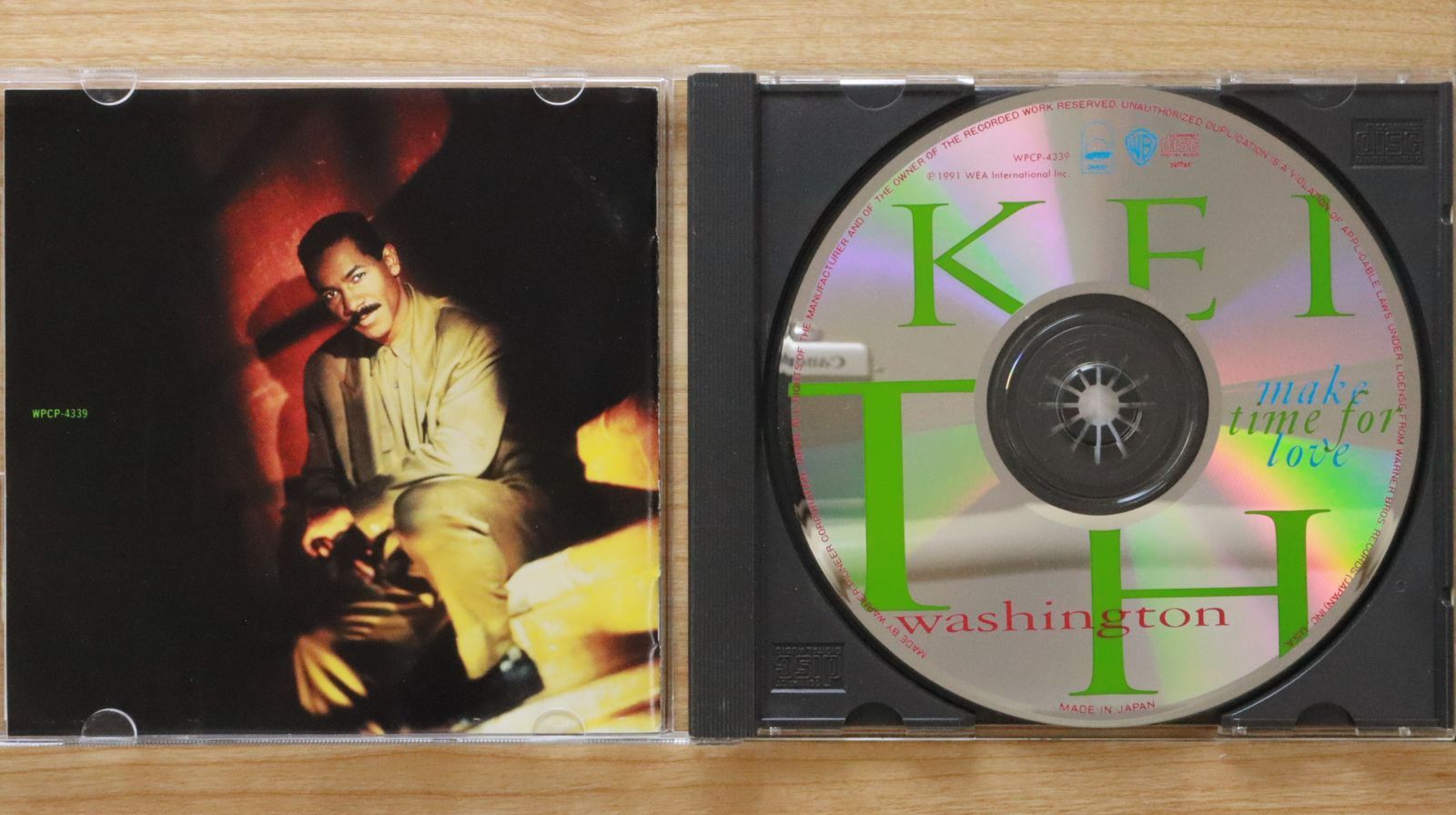 国内盤CD☆キース・ワシントン/Keith Washington□ メイク