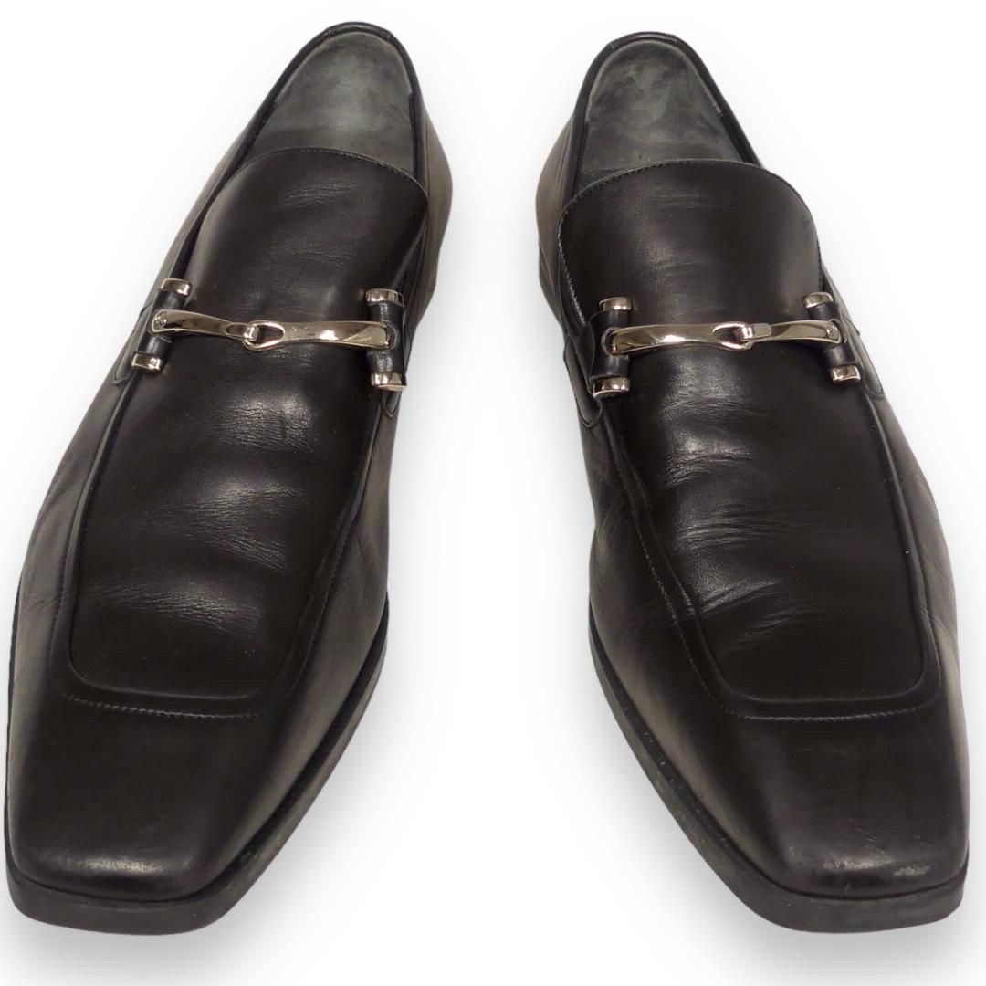 Gucci グッチ　ローファー イタリア製 GUCCI グッチ ローファー 41 本革 26 黒 HH9575 - メルカリ